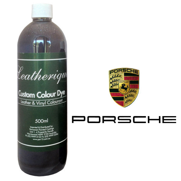 Leatherique Custom Dye for Porsche in 3 sizes 1 litre, 500ml and 250ml