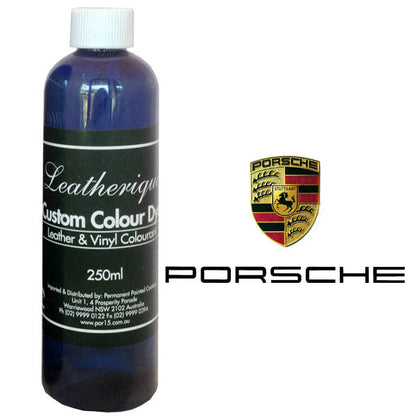 Leatherique Custom Colour Dye for Porsche and be colour matched to your colour, call us to discuss, send us a sample